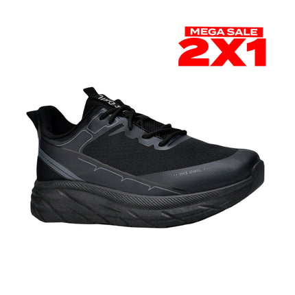 Zapatillas Hombre Jing Negro Moqenko