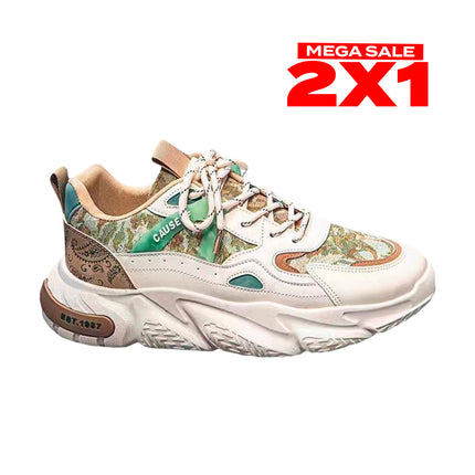 Zapatillas Hombre Atlas Marron Moqenko