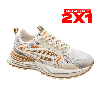 Zapatillas Hombre Vantage Beige Moqenko