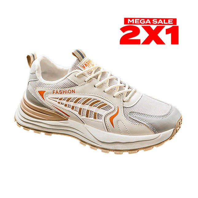 Zapatillas Hombre Vantage Beige Moqenko