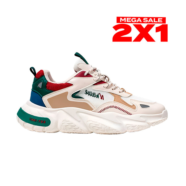 Zapatillas Hombre Multix Beige Moqenko