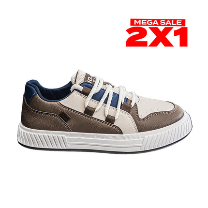 Zapatillas Hombre Kraft Marron Moqenko