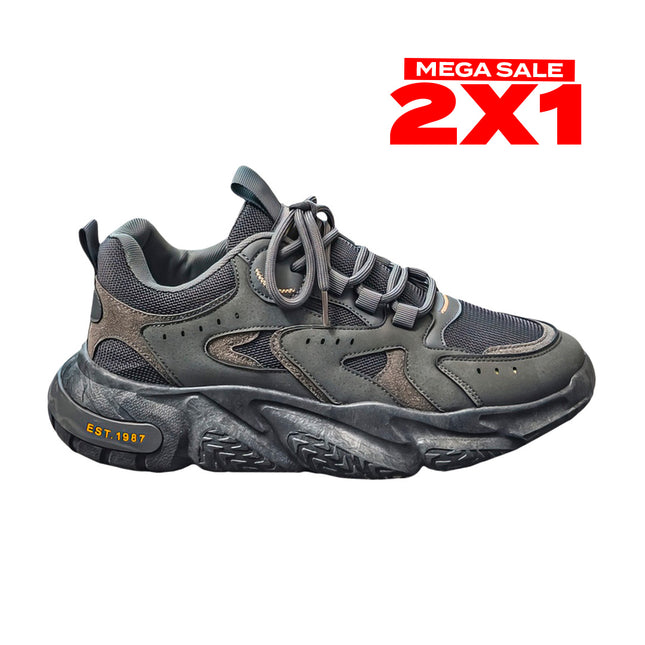 Zapatillas Hombre Austin Gris Moqenko