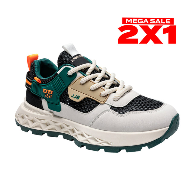 Zapatillas Hombre Zeron Verde Moqenko