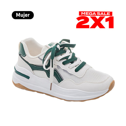 Zapatillas Mujer Skyna Verde Moqenko