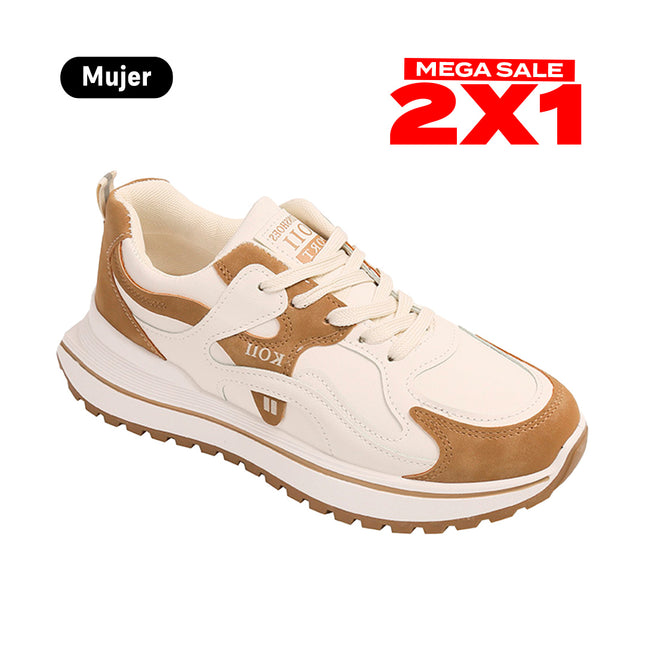 Zapatillas Mujer Shira Marron Moqenko