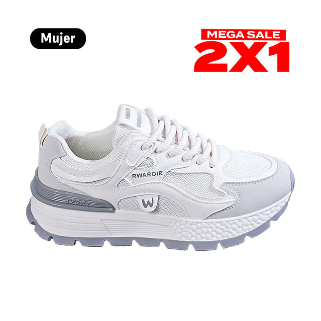 Zapatillas Mujer Nara Gris Moqenko