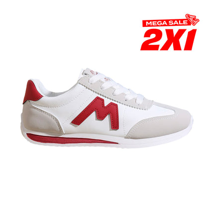 Zapatillas Mujer Yeda Rojo Moqenko