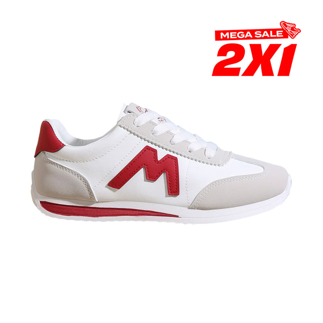 Zapatillas Mujer Yeda Rojo Moqenko