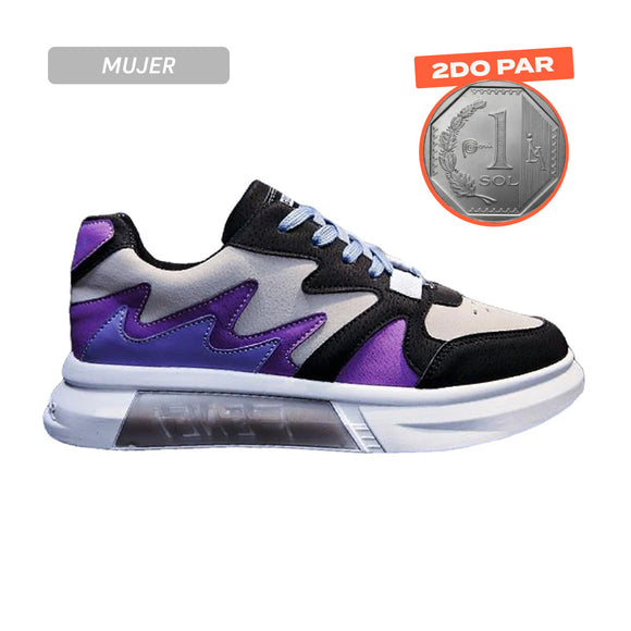 Zapatillas Mujer Yibeid Purpura Moqenko
