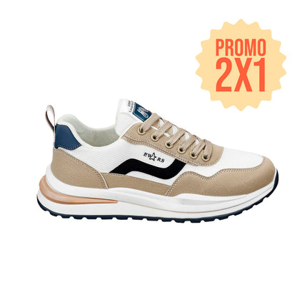 Zapatillas Hombre Melbor Marron Moqenko