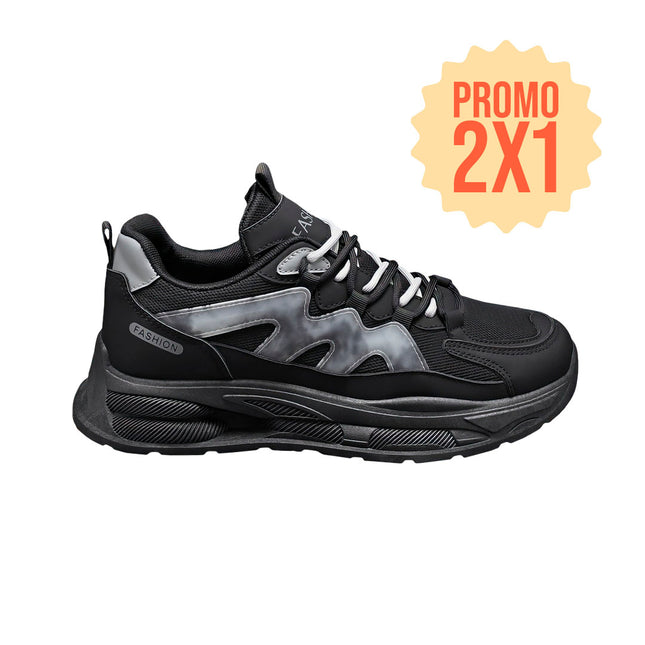 Zapatillas Hombre Dabi Negro Moqenko