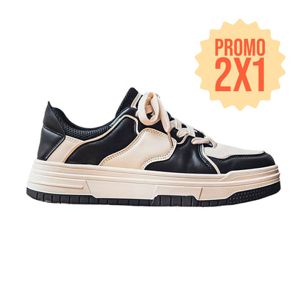 Zapatillas Hombre Lyon Negro Moqenko