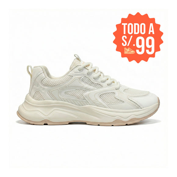 Zapatillas Hombre Halo Beige Moqenko