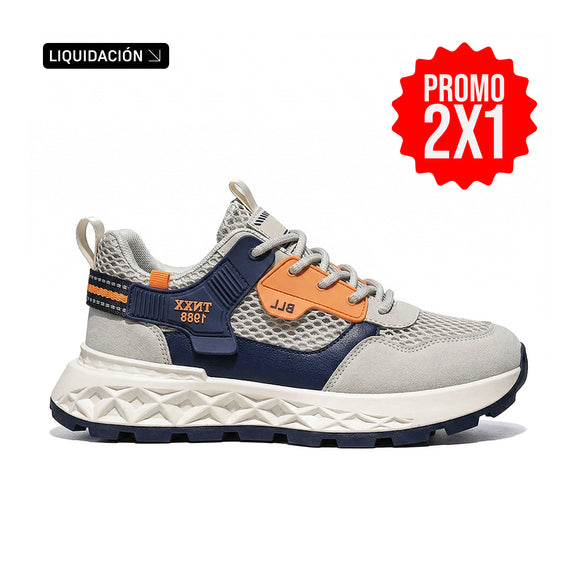 Zapatillas Hombre Zeron Naranja Moqenko