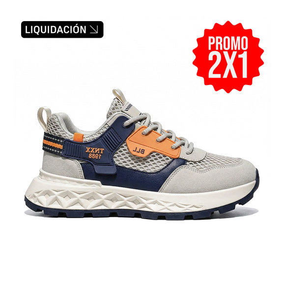 Zapatillas Hombre Zeron Naranja Moqenko