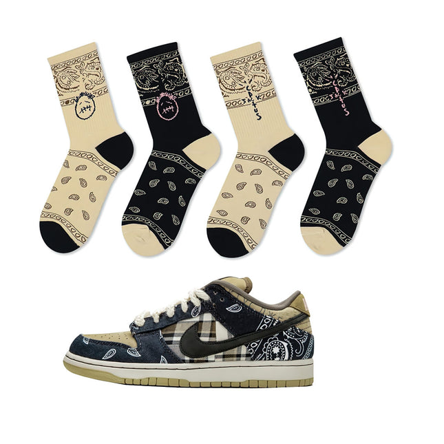 Medias hip hop algodón Beige